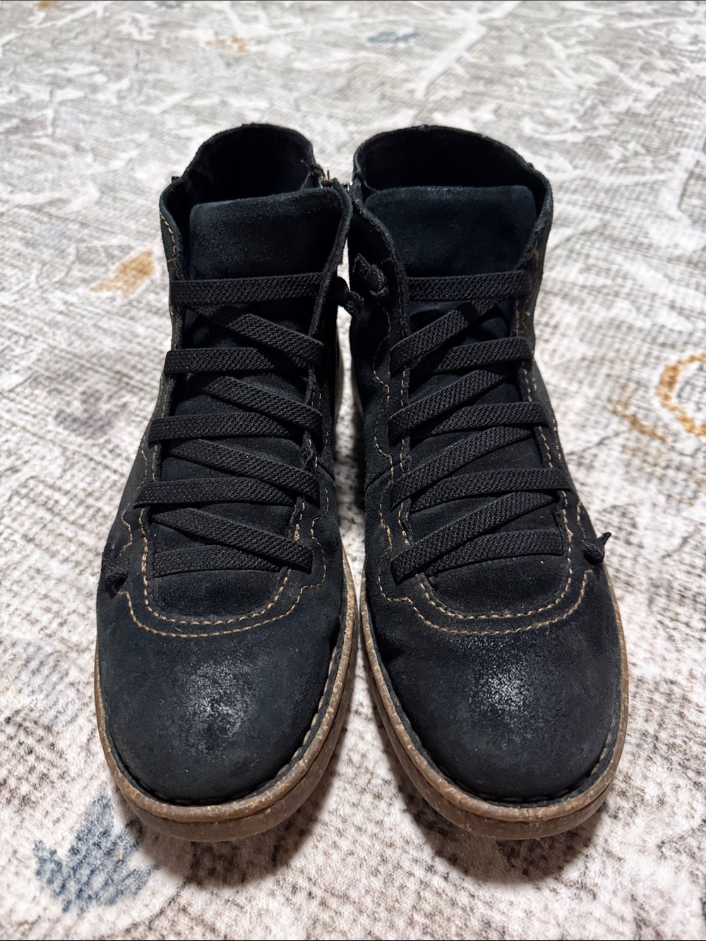 Women’s Black Suede Ankle Boots